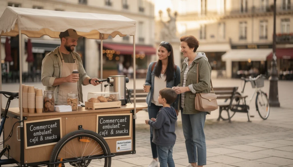 commerçant ambulant commerçant ambulant